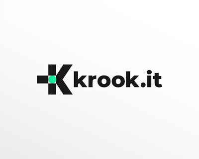 Krook It Logo adobe photoshop app branding business card card clean cool design illustration logo logo design logotype