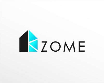 Zome Real Estate Logo adobe photoshop app branding business card card clean cool design house illustration logo logo design logotype