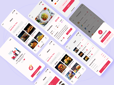 Foodie Food Delivery App app app design breakfast chinese delivery service design dinner fast food food food app food delivery application foodie mobile mobile food app restaurant thai food ui ux