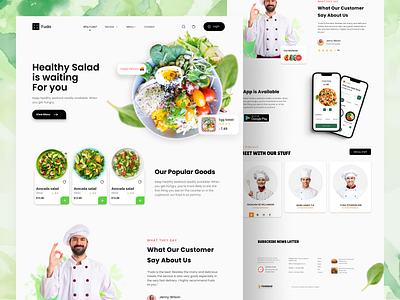 Food Delivery Landing page design designer figma design food delivery website food ordering food website homepage landing landing page popular shot product design resturent website tazrin trendy ui uiux uiux designer web design website design website designer