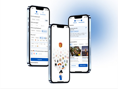 Ask Betty: Gift Recommendation Platform design minimal mobile app ui ui design user experience ux