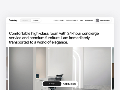 Booking page rdsgn booking clean design figma flat hotel minimal rent travel ui