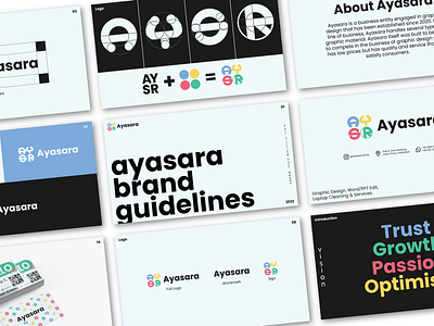 Ayasara - Brand Guidelines brand guidelines branding design graphic design illustration logo typography ui ux vector
