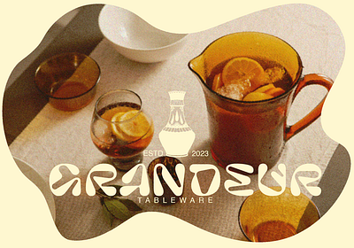 Grandeur Tableware branding design graphic design logo photoshop ui