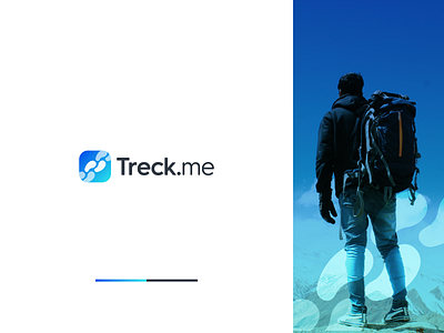 Treck.me Logo Design brand identity branding creatifi studios creative logo design foot logo footprint logo footprint logo dribbble identity logo logo design minimal logo design modern logo design modern logo dribbble track logo travel app logo travel logo design travel logo dribbble