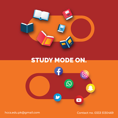 Study Mode Toggle Button adobe illustrator graphic design illustration illustrations