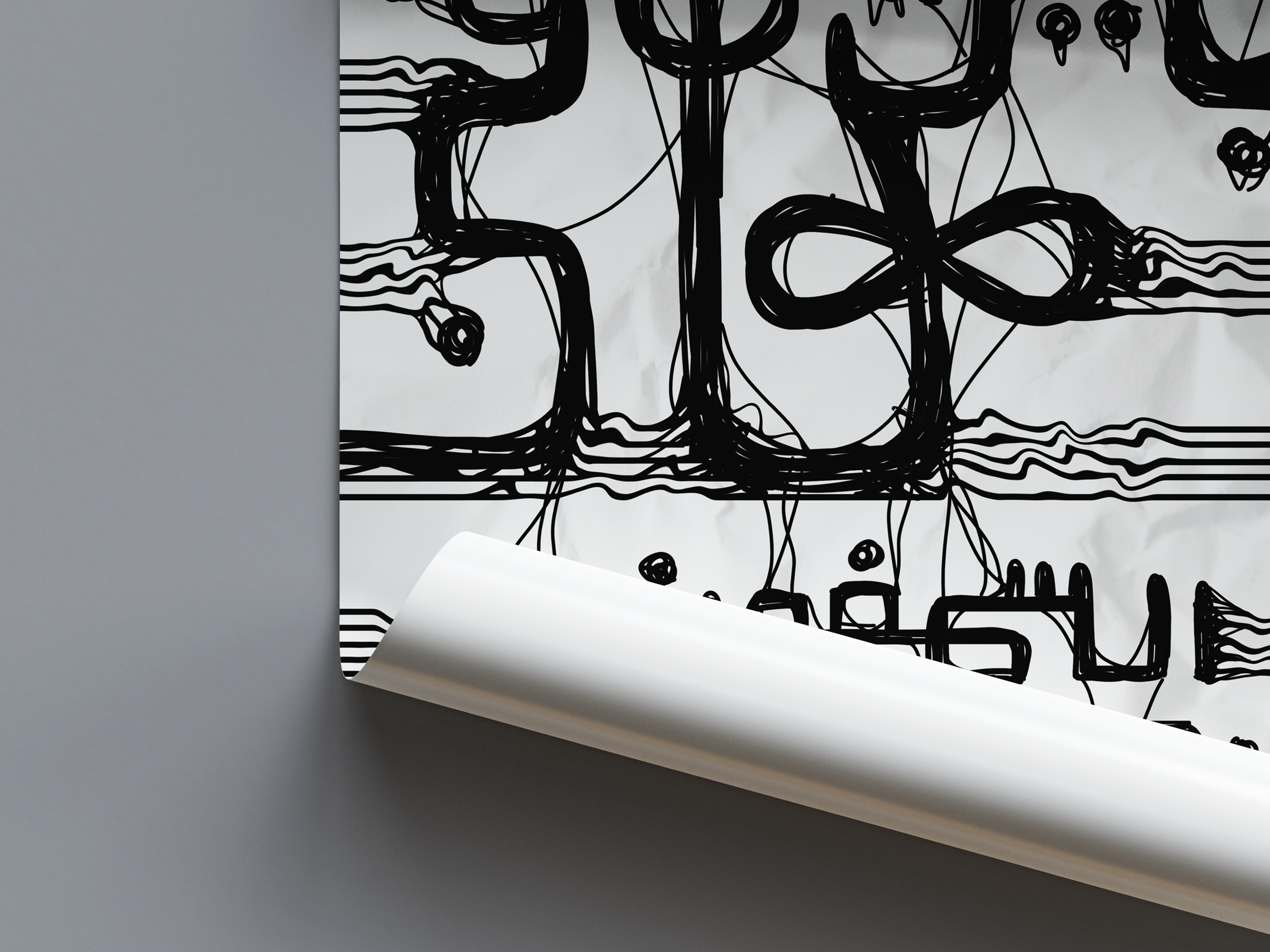 Beethoven Arabic Typographic Poster arabic arabic design arabic poster arabic typography beethoven black and white illustration music musical poster poster design typographic typography