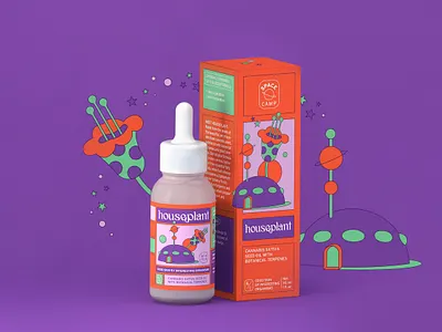 Space Camp 3d branding design flat icon illustration lettering logo packaging packagingdesign pattern vector