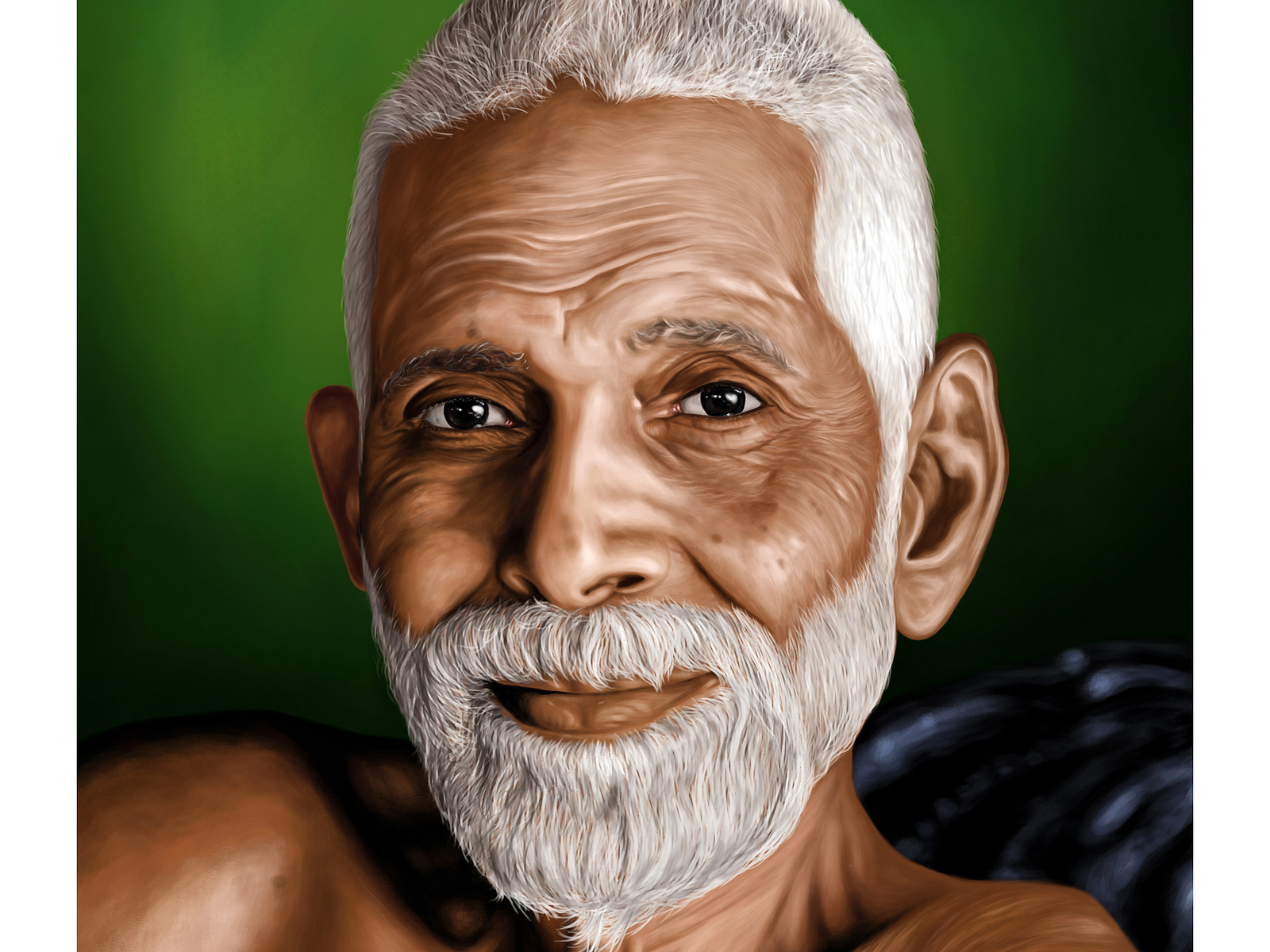 Ramana Maharishi Digital Art by Dinesh Vadivarasan on Dribbble