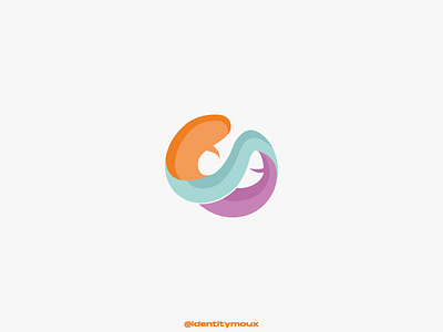 Abstract AA circle colors Logo aa brand branding colors design graphic design illustration logo logofolio vector