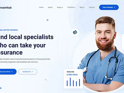 DreamHub Medical and Doctor Clinic HTML5 Template.