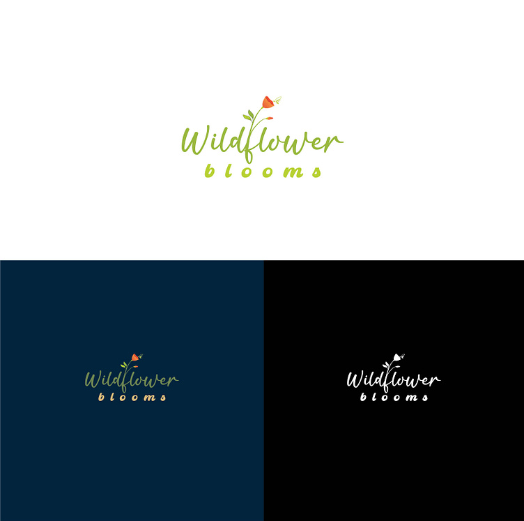 wildflower-blooms-wordmark-logo-design-and-combine-logo-design-by