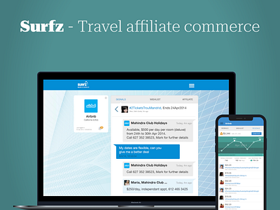 NotchUX > Surfz - Travel marketing, reimagined app branding innovation mobile ui mobile ux ui ux web app