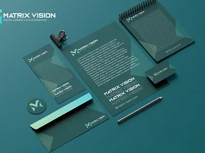 Matrix Vision brand design brand identity branding icon illustration logo logo design logo folio ui