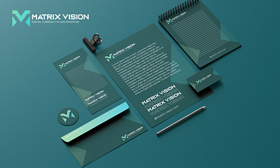 Matrix Vision brand design brand identity branding icon illustration logo logo design logo folio ui