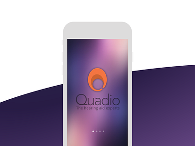 NotchUX > Quadio - The hearing aid experts app innovation mobile ui mobile ux ui ux
