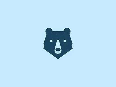 Grrr animal bear cub grizzly icon illustration logo texture woodland
