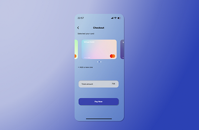 Credit Card Checkout app application challenge creativity dailyui design display figma ui ux violett visual