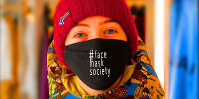 #facemasksociety branding design graphic design illustration logo website