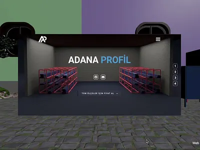 Three.js & WEBGL Portfolio Website Example 3d design graphic design illustration three.js webgl website