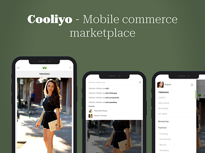 NotchUX > Cooliyo - Mobile commerce marketplace app consumer internet marketplace mobile ui mobile ux ui ux