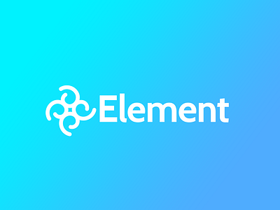 Element app blue branding element graphic design logo startup ui