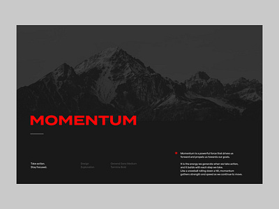 Design Exploration 13 (Grid + Type) branding design hero minimal type typography webdesign