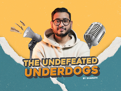 Brand Design for The Undefeated Underdogs Podcast brand guidelines branding community graphic design growth marketing motion graphics podcast podcast branding product saas theundefeatedunderdogs tone ui design