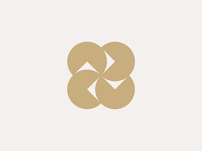 Abstract Flower Logo (For Sale) app icon symbol art branding clean design flower geometric logo logo for sale minimalism minimalist modern monogram recycle recycling slick symbol vector