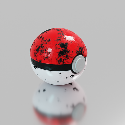 Pokeball 3d ball blender design graphic design pokemon