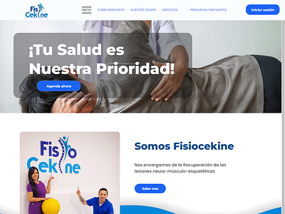 Web fisioterapia bienestar fisioterapia web desing