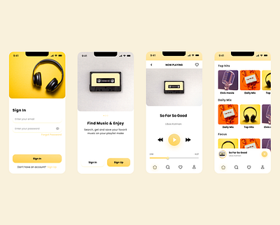 Music Player dailyui design figma mobile app musicplayer webdesign