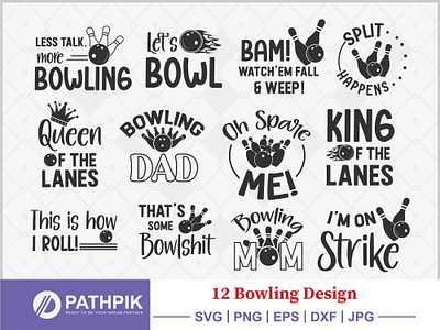 Bowling Quotes Design bowling dxf