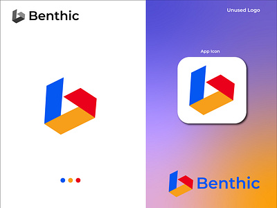 Letter B For Benthic Logo Concept 3d app branding creative creativelogologo design graphic design motion graphics