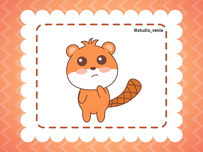 Beaver - Animate cute animal gif animation and loop animation animal animatedgif beaver gif gifanimation loops motiongraphics