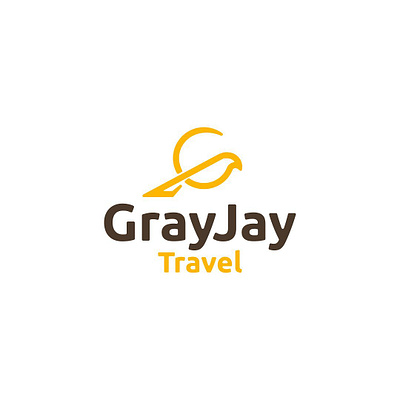 GrayJay Travel Logo bird logo brand branding design garagephic studio graphic graphic design gray jay bird logo illustration letter g logo logo travel logo ui ux vector