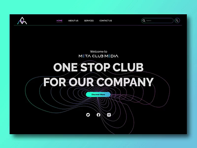 Website Design for Meta Club Media