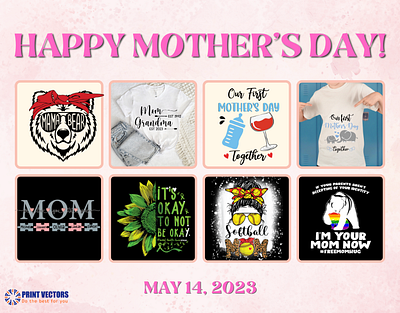 MOTHER'S DAY DESIGN mothers day printvector