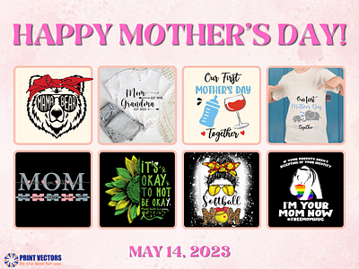 MOTHER'S DAY DESIGN mothers day printvector