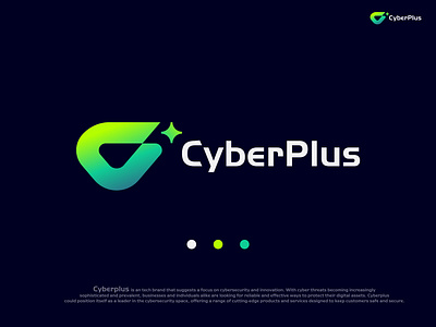 CyberPlus tech company brand identity bold brand design branding business c letter creative custom logo design designer graphic design letter logo logo minimalist modern professional simple tech company typography vector