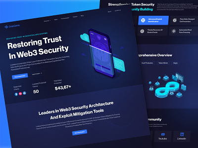 Web3 Security​​​​​​​ Landing Page website security