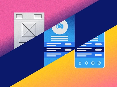 Know The Difference: Prototype, Wireframe, Mockup art artwork colorful creative art creative process design design prototypes digital digital artwork digital design graphic design illustration illustrator mockups product design prototyping benefits prototyping tools visual art visual illustration wireframes