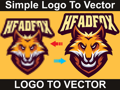 I will do vector tracing or convert to vector quickly design graphic design illustration logo vector