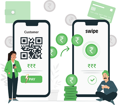 Swipe Billing App animation billing billing app branding design ewaybills graphic design gst illustration invoicing logo motion graphics online store swipe typography ux vector