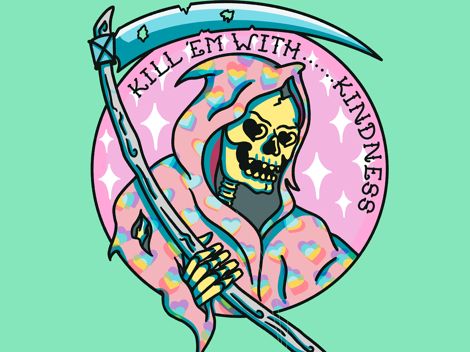 Kill 'Em With Kindness by Kat Howard on Dribbble