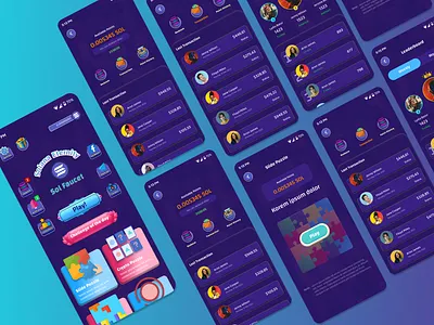 Play and Earn Crypto Coin App UI Design crypto wallet ui design fantasy game ui design faucet wallet ui design figma ui design play and earn ui design uiux design