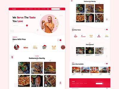 Food Delivery Landing Page 🍔