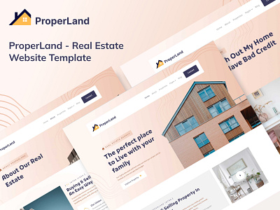 Premium Real Estate Webflow Website Template Design agency animation branding business community design figma house illustration landing page logo modern property real estate template ui web webflow website website design