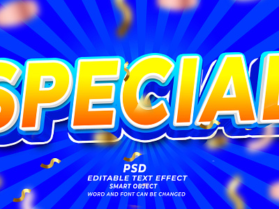 Special discount sale 3d editable text effect PSD template 3d text effect psd big offer text effect text effect