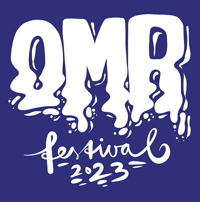 OMR23 branding brush design digitalart festival font graffiti graphic design hamburg illustration lettering logo omr23 online marketing procreate sketch typography